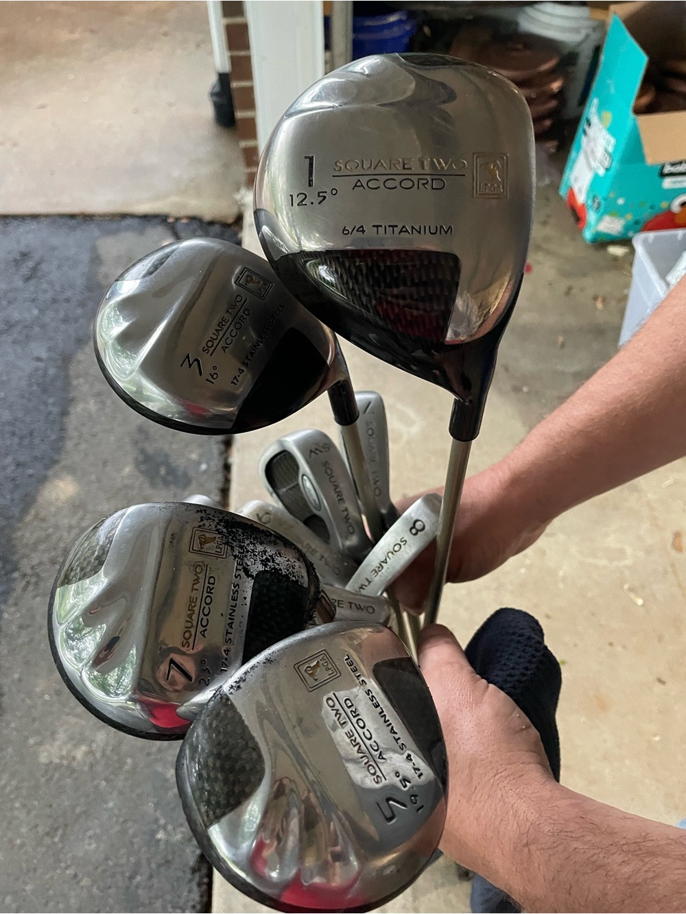Women's 6/4 Titanium Golf Club Set - Silver
